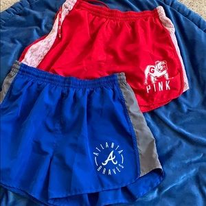 Atlanta Braves and Georgia Bulldog Athletic shorts